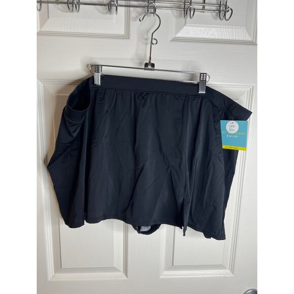 Bal Harbour Women's Tummy Control UPF 50+ Swim Skirt Black NEW ~ Size 3X - Picture 2 of 6